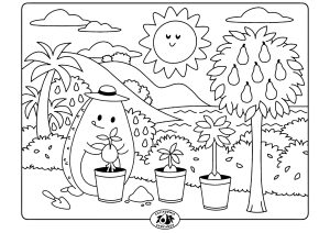 Página de para colorir e imprimir para crianças : Núcleos de plantação de abacate ... de Abacate