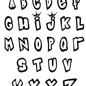 Dibujos para colorear gratis de alfabeto para imprimir y colorear