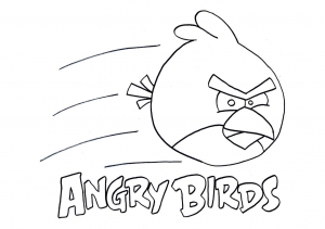 Páginas de coloração Angry Birds