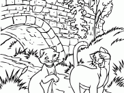 Desenhos de Aristogatos para colorir