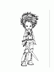 Página de para colorir e imprimir para crianças : Arthur e as páginas de coloração Minimoys para descarregar