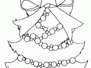 Desenhos de Árvore de Natal para colorir