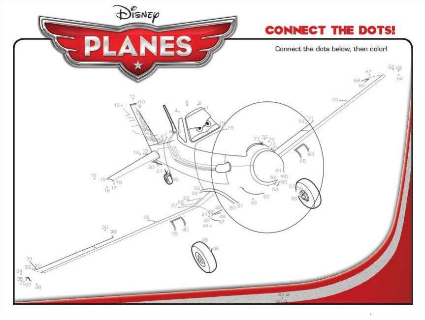 Coloriage Disney de Aviões