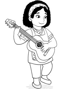 Página de Bairro de Daniel Tigre para colorir e imprimir para crianças : Harriett, a professora