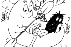 Desenhos de Barbapapas para colorir