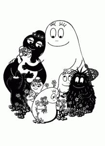 Páginas para colorir Barbapapas grátis