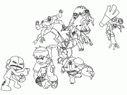 Páginas de Ben 10 para colorir e imprimir para crianças