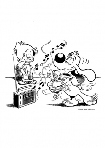 Página de Billy e Buddy para colorir e imprimir para crianças : Páginas de coloração Boulle e Bill para descarregar