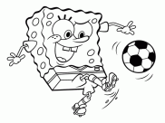 Páginas de Bob Esponja para colorir e imprimir para crianças
