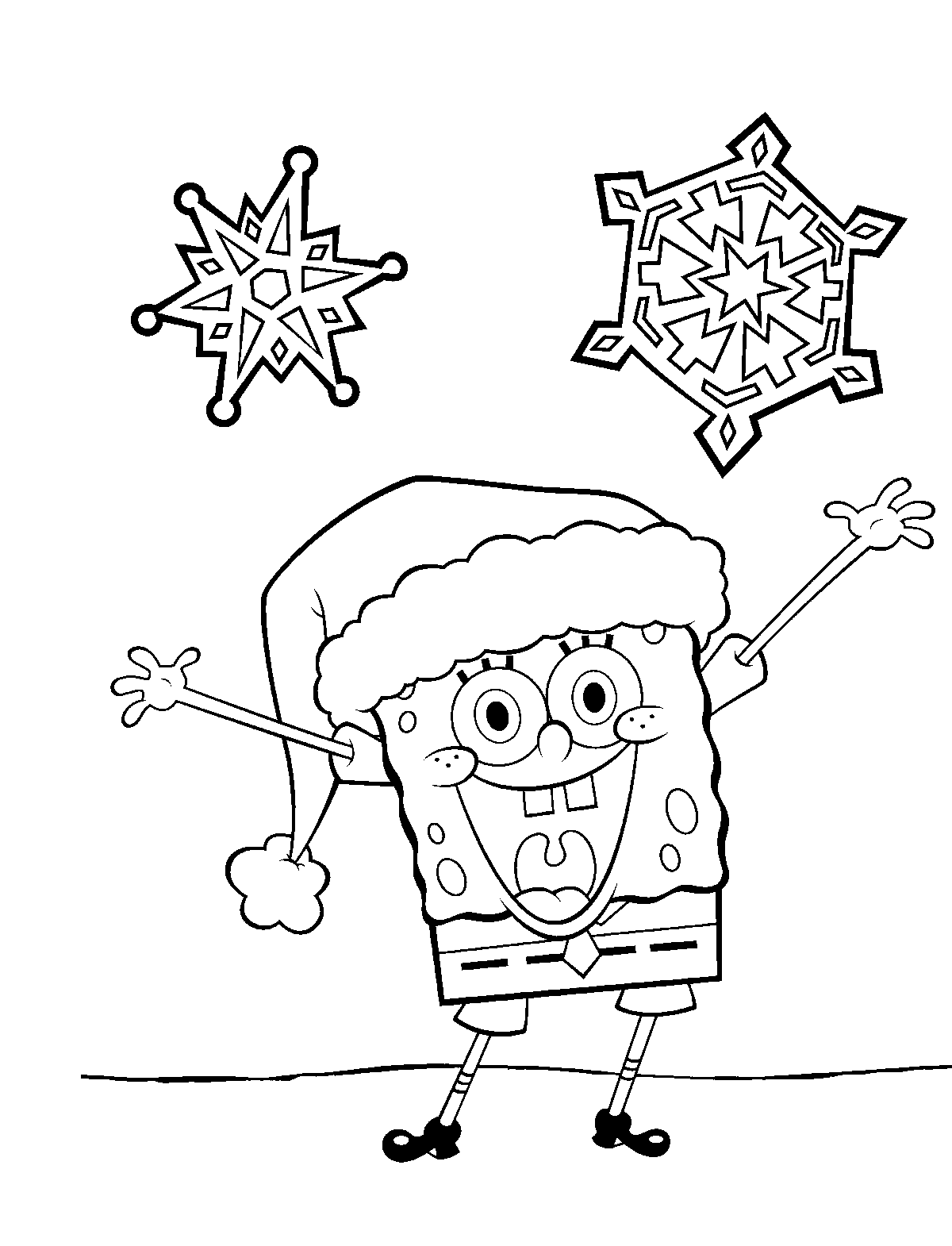 Desenho livre do SpongeBob para imprimir e colorir - Bob Esponja - Just  Color Crianças : Páginas para colorir para crianças