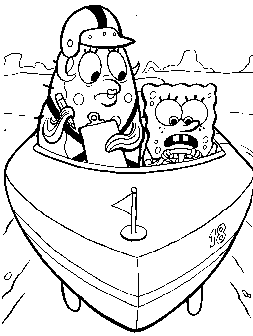 Desenho livre do SpongeBob para imprimir e colorir - Bob Esponja - Just  Color Crianças : Páginas para colorir para crianças