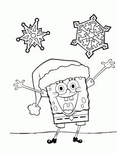 Imagem do Sponge Bob para descarregar e colorir