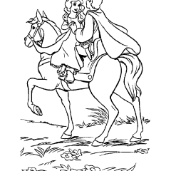 Páginas de Branca de Neve para colorir e imprimir para crianças