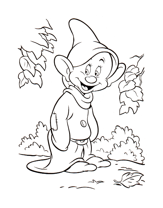 Simple Dibujos para colorear para niños gratis de Branca de Neve Simple Dibujos para colorear para niños gratis de Branca de Neve