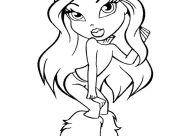 Páginas de Bratz para colorir e imprimir para crianças