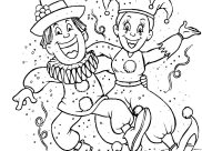 Desenhos de Carnaval para colorir