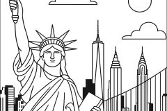 Páginas de Cities para colorir e imprimir para crianças