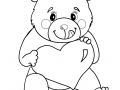 Página de Ursos e Filhotes para colorir e imprimir para crianças : Dibujos para colorear gratis de cubs para descargar