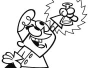 Páginas de Dexter para colorir e imprimir para crianças