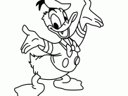 Desenhos de Donald para colorir