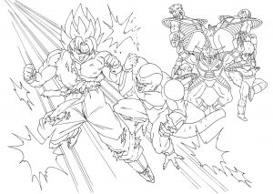 Coloriages dragon ball z 9