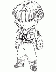 Dibujos para colorear gratis de dragon ball z para imprimir