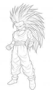 Dibujos para colorear gratis de dragon ball z para imprimir y colorear