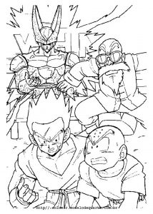 Desenhos para colorir de dragon ball z para baixar