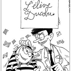 Páginas de Ducobu para colorir e imprimir para crianças