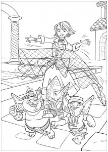 Coloriage de Elena Avalor à telecharger gratuitement