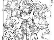 Páginas de Encanto para colorir e imprimir para crianças