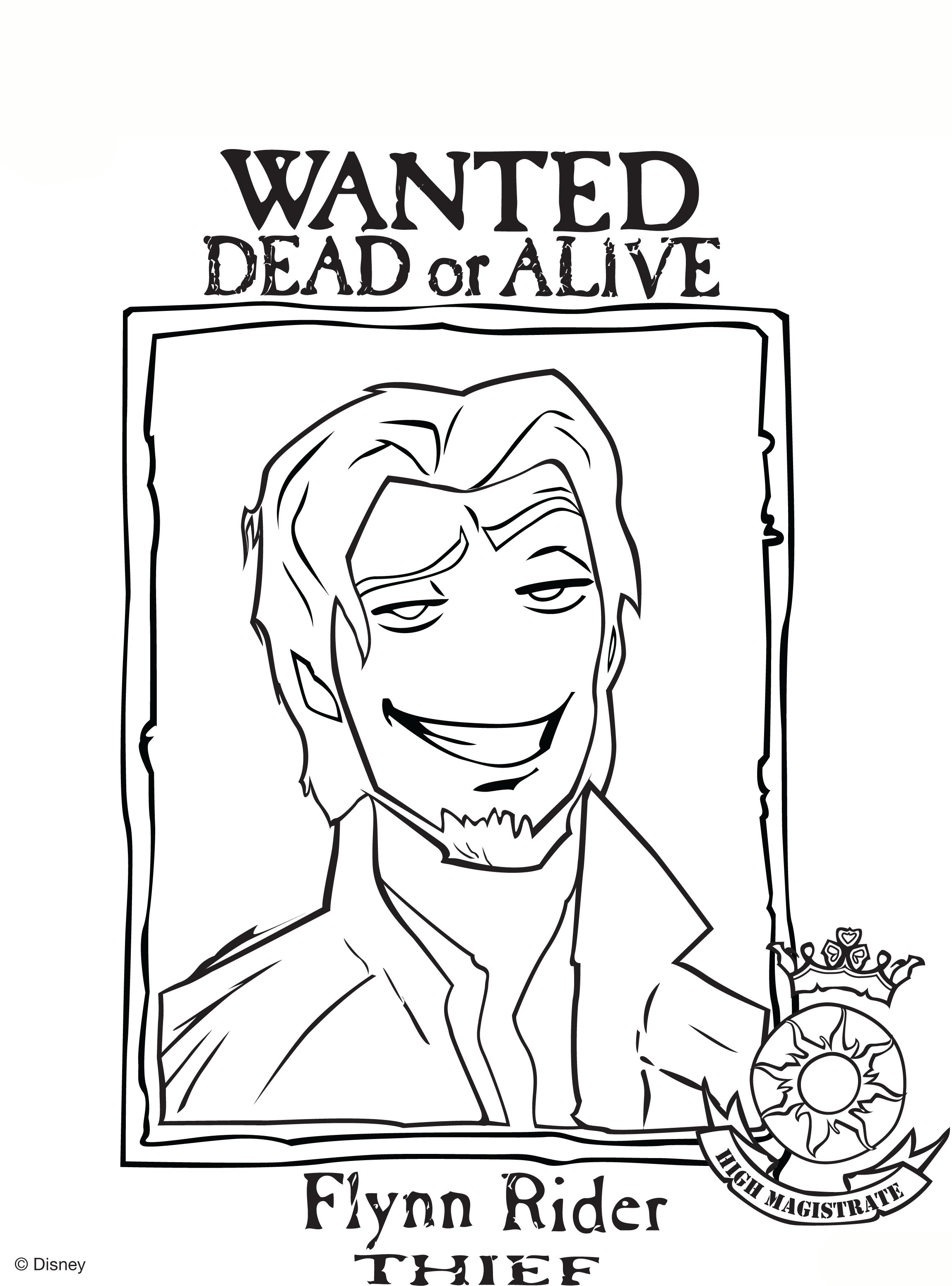 Desenhos simples para colorir para crianças de entrelaçados, grátis, para  baixar - Páginas de Tangled / Rapunzel para colorir para crianças, image size:2300x3106