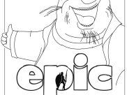 Páginas de Epic para colorir e imprimir para crianças