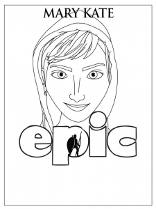 Página de Epic para colorir e imprimir para crianças : Maria Kate