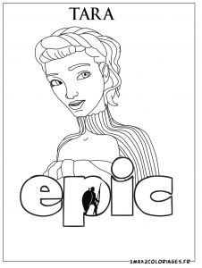 Página de Epic para colorir e imprimir para crianças : Coloração épica para crianças