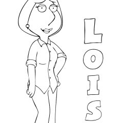 Páginas de Family Guy para colorir e imprimir para crianças