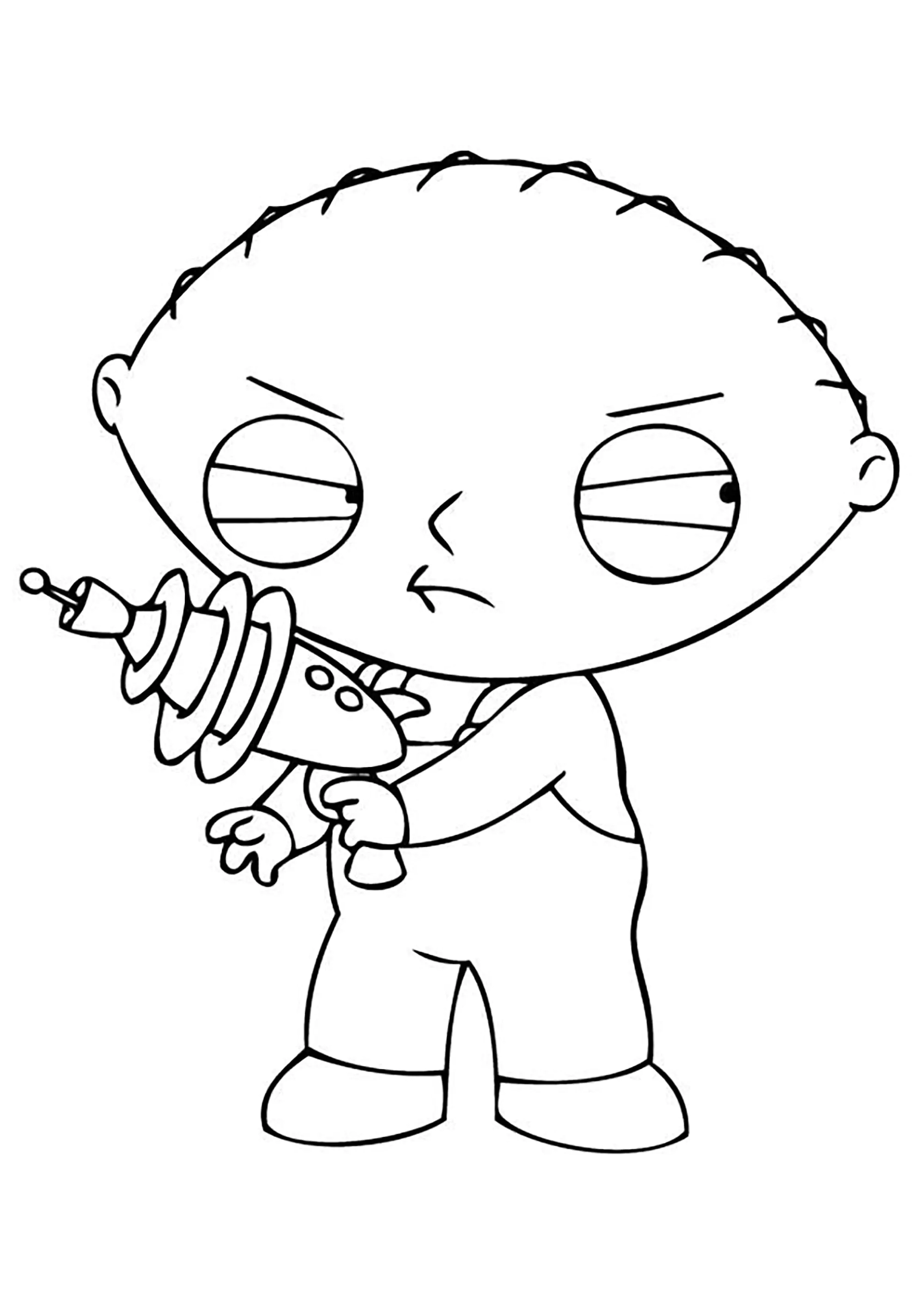 Desenhos para colorir para crianças de family-guy (Family Guy)