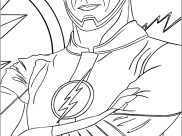 Desenhos de Flash para colorir