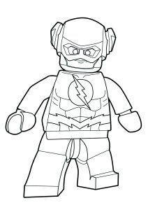 Página de para colorir e imprimir para crianças : Lego Flash Gordon