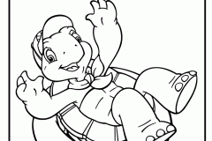 Páginas de Franklin para colorir e imprimir para crianças
