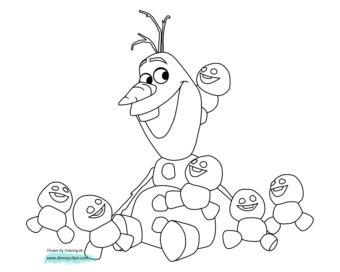Desenhos simples para crianças para colorir de frozen:-o-reino-do-gelo -  Frozen: O Reino do Gelo - Just Color Crianças : Páginas para colorir para  crianças