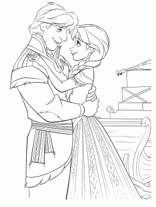 Desenhos para colorir de frozen: o reino do gelo para baixar