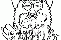 Desenhos de Furby para colorir