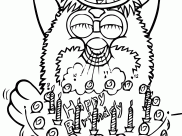 Desenhos de Furby para colorir