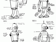 Páginas de Futurama para colorir e imprimir para crianças