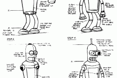 Desenhos de Futurama para colorir