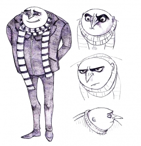 Gru - O Maldisposto : Impressão de páginas para colorir "Eu Feio" para crianças