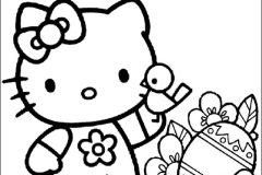 Desenhos de Hello Kitty para colorir