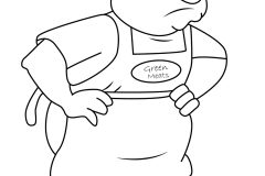 Páginas de Hey Arnold para colorir e imprimir para crianças