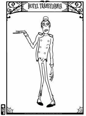 Desenho do Hotel Transilvânia para descarregar e imprimir para crianças Desenho do Hotel Transilvânia para descarregar e imprimir para crianças